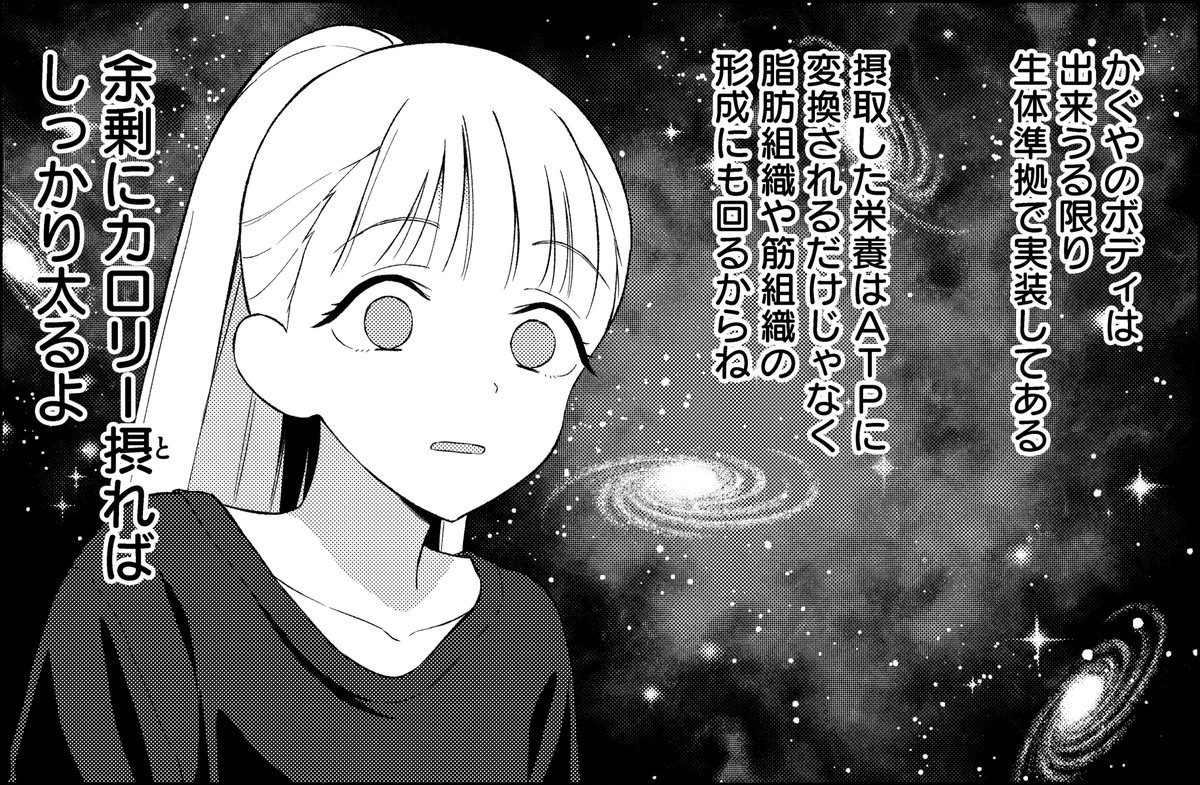 Cho_KaguyaHime's tweet photo. 「　余剰にカロリー摂ればしっかり太るよ　」 https://t.co/y4yq8SJ9wy