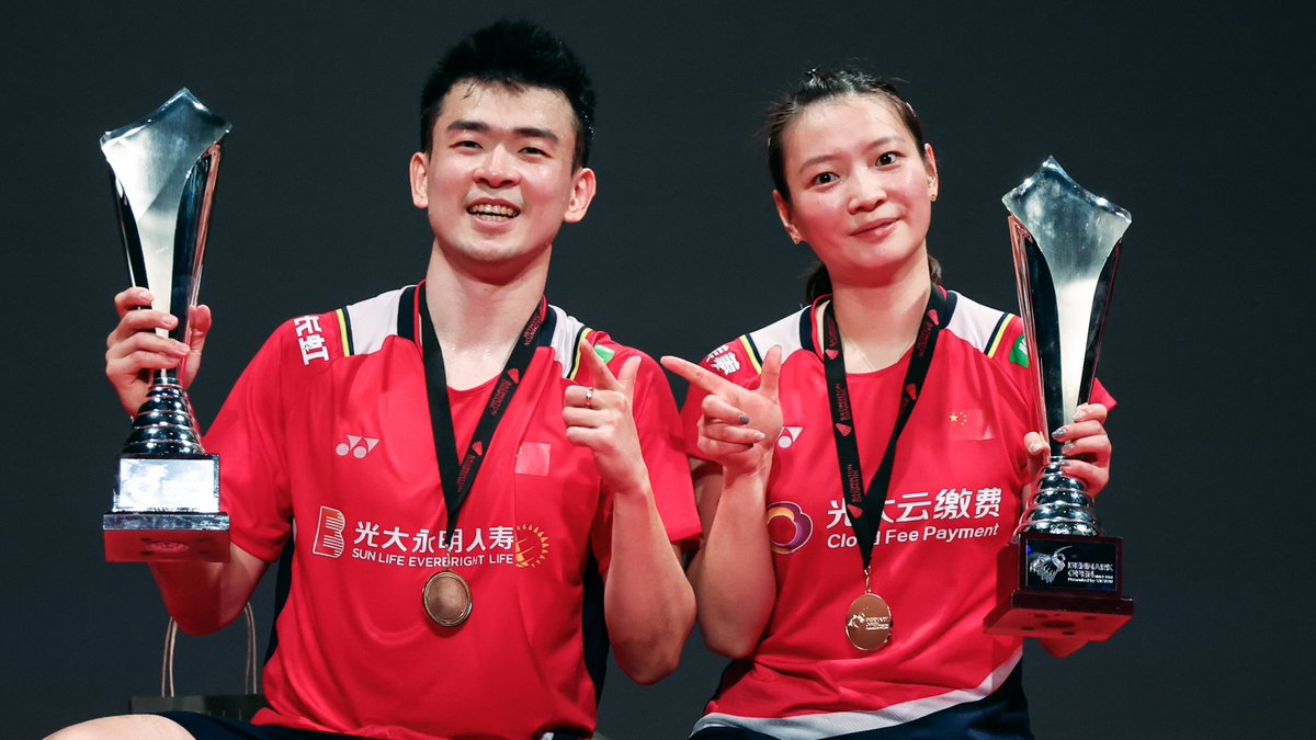 bwfmedia's tweet photo. Last 4⃣ mixed doubles champs 🥇 at Denmark Open. 👇

🇨🇳🇨🇳🇨🇳🇨🇳

Who's it going to be this year?

#BWFWorldTour #DenmarkOpen2026 https://t.co/sp5nFnQOJ9