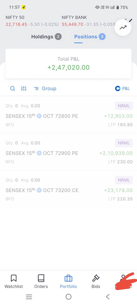 TradingMeaning's tweet photo. Yesterday, I booked a ₹21 lakh loss in options trading.

Now, many people are telling me to quit options trading. Why are you all so afraid of options trading?

Watch closely. I’ll show you whether I can recover this ₹21 lakh loss within 10 days.

Today, I recovered ₹2 lakh. ₹19 lakh remaining.

Follow my journey and watch the verified P&L for yourself. 📈🔥
