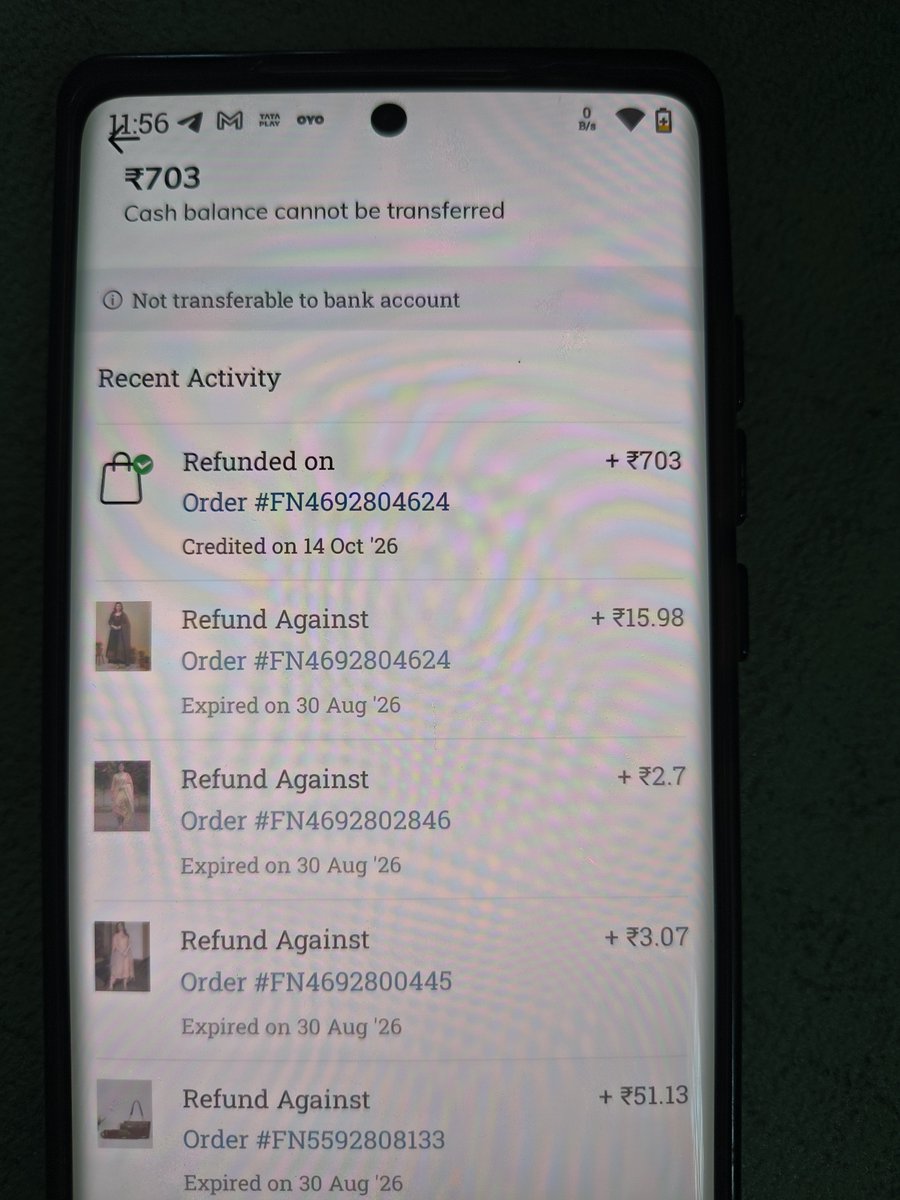 smithc8ud's tweet photo. @AjioCares 
@AJIOLife 
Order no FN4692804624 this refund received today at 14 oct in ajio wallet ,
So send this amount manualy to my bank account NEFT ,
#helpme
#scam
#ajiocare
#ajiocare
#onlinescam
#online
#shopping
I am already waiting from 35 days
So call me. https://t.co/AXD7NZNmxK