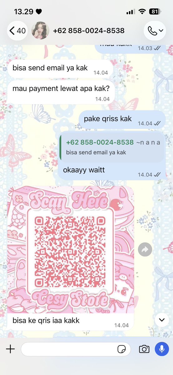 tyaluvs's tweet photo. JANGAN BELI APK PREMIUM DI DIA ‼️@_eveclarke ‼️PENIPU. aku beli canva dari kemarin siang sampe sekarang gadikasih NAJIS LU FAST RESPON CUMA BUAT TF  #zonauang https://t.co/b2nPnGPzPX