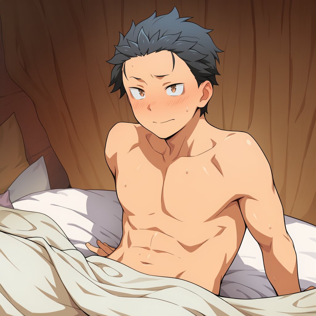 BroGuyAI's tweet photo. #AIart #NovelAI #SFW #NatsukiSubaru #ReZero https://t.co/0Cz58IFOAs