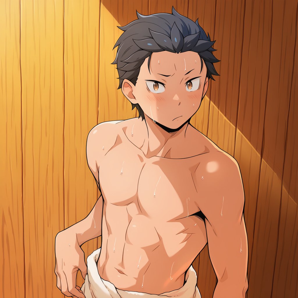 BroGuyAI's tweet photo. #AIart #NovelAI #SFW #NatsukiSubaru #ReZero https://t.co/ML1ygSWZCu