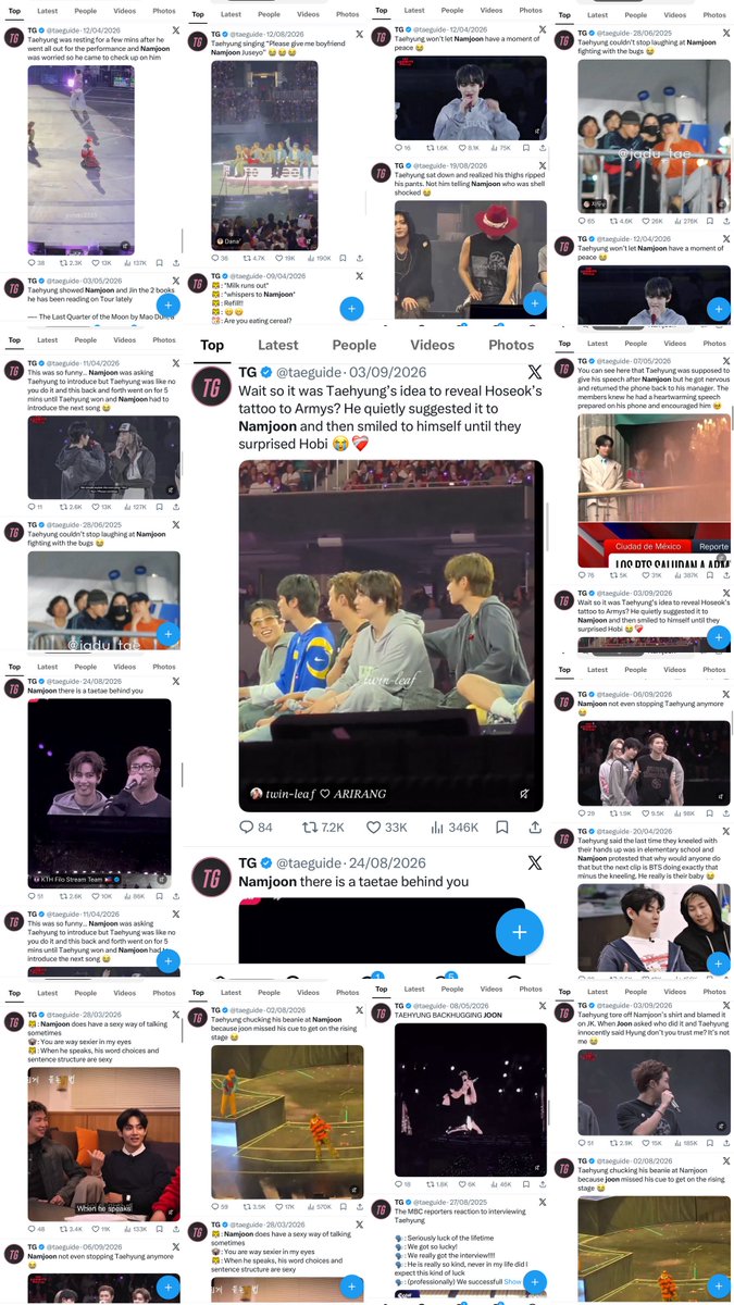 taeguide's tweet photo. Normally we don’t defend ourselves against baseless and nonsensical accusations but this one is too ridiculous not to refute. Namjoon? This isn’t even all of it. It’s a collection of our posts about Namjoon from the past 2 months alone. How bored are you be honest @isasarange https://t.co/gkvpxArtph