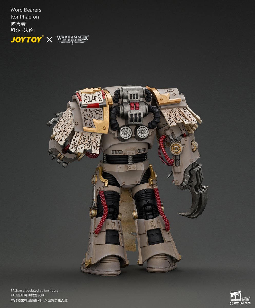 Joytoy_official's tweet photo. Word Bearers
Kor Phaeron
#warhammer30k #warhammercommunity #warhammer #joytoy #toyphotography #toy #toyphoto #actionfigure #actionfigures #joytoyactionfigure https://t.co/wTNRyHqKrx