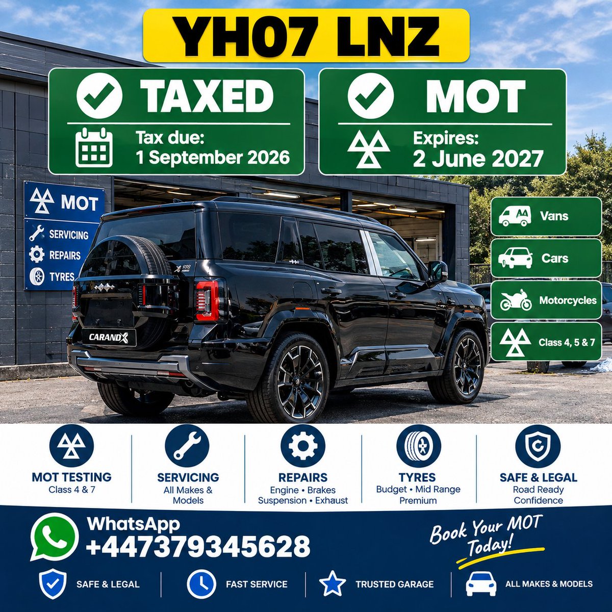 ghost_mot_uk's tweet photo. Buy Car MOT Fast
#MOTExpiry #MOTReminder #MOTDue #UKMOT #MOTTest #CarCareUK #DrivingUK https://t.co/D4gyuT5SRG