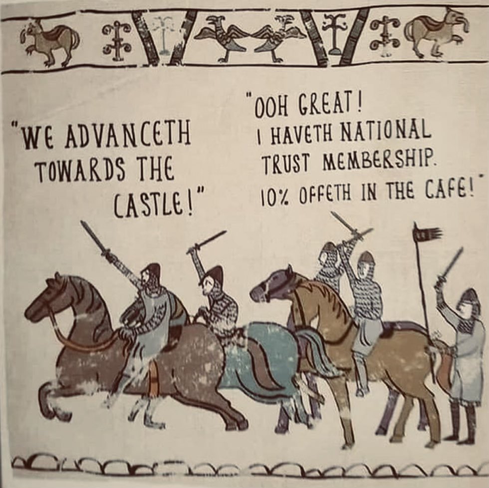 The_East_End's tweet photo. As today is the 960th anniversary of the Battle of Hastings, a few more medieval tapestries (not)…
#eastend #history #humour #bayeuxtapestry https://t.co/qbpjcx28bt
