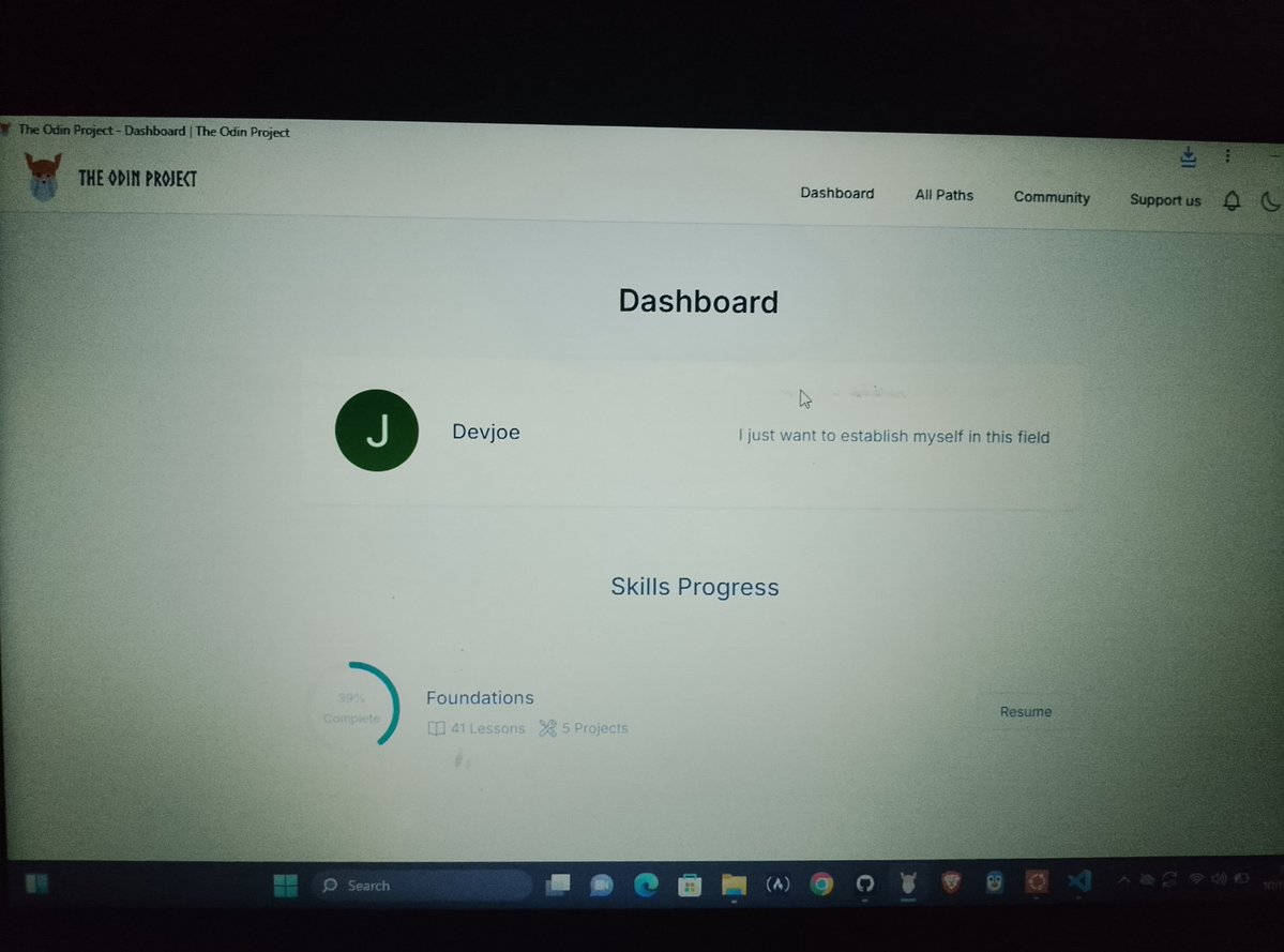 devjoe001's tweet photo. Started using the Odin project as a platform for learning Full-Stack web development, I recommend it to all aspiring developers , cause it teaches you real life skills like using the CLI, compared to other platforms
#Web3Community #WebsiteDevelopment #SoftwareEngineering https://t.co/phAO6OagWi