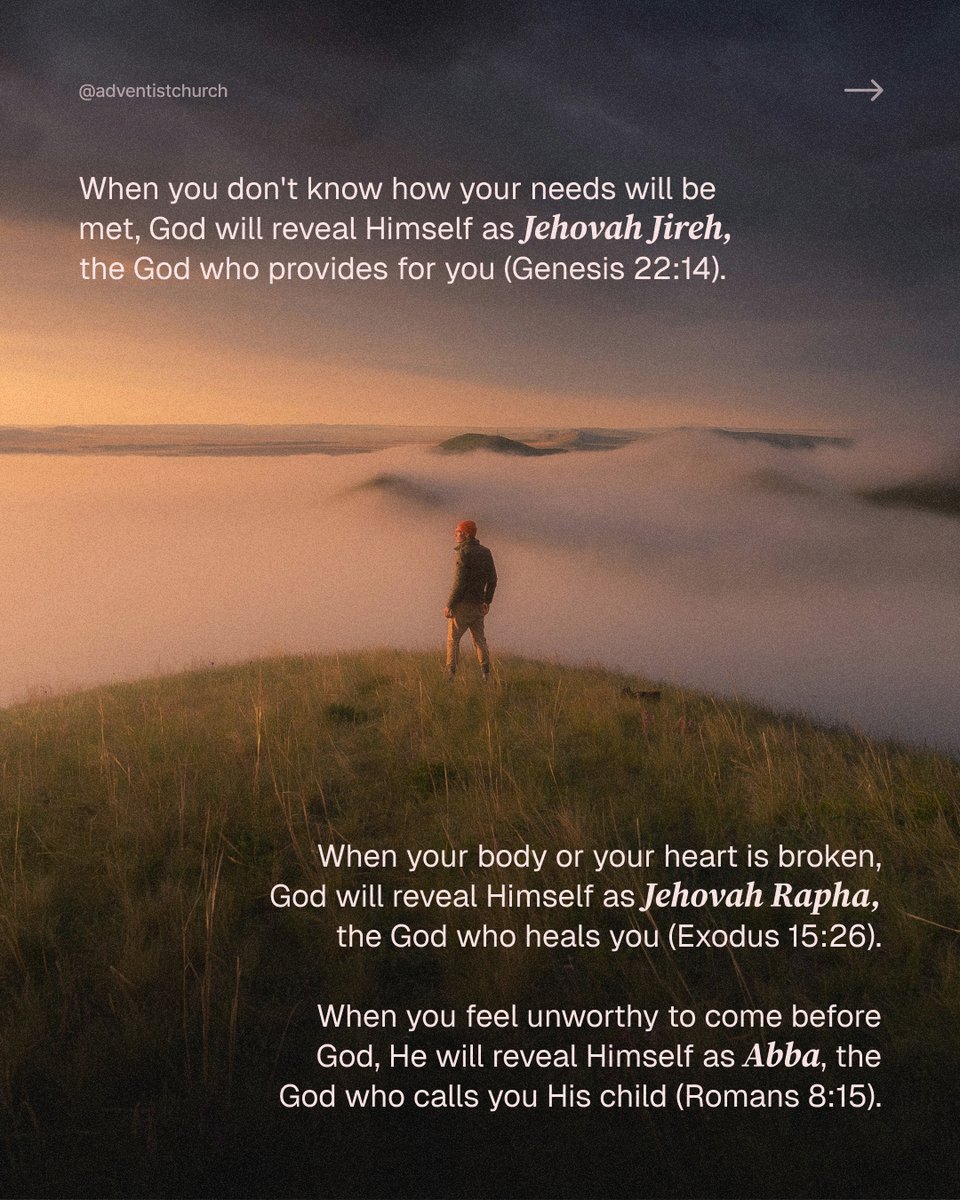 adventistchurch's tweet photo. God not only knows what you are going through, but He also wants you to know that He is the answer to it. 

If you need prayer today, send us a DM. We would love to pray for you. https://t.co/mCUTDkqEMy