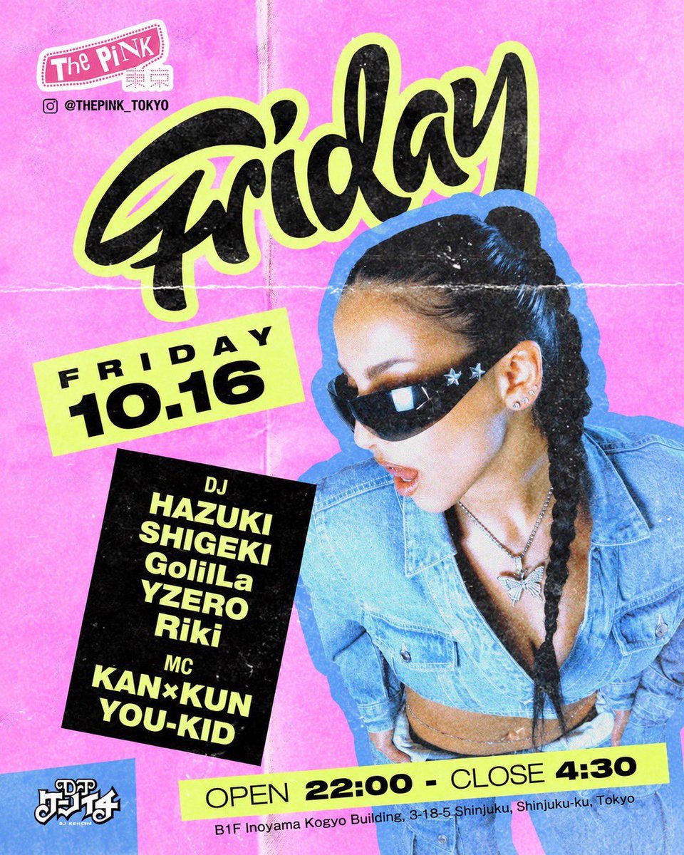soundmate_pro's tweet photo. ⚠️Information⚠️
≫≫≫≫≫≫≫≫≫≫≫≫≫≫≫≫≫
🗓️ 2026/10/16(Fri)
🕋 東京 THEPINK TOKYO
🕙 OPEN 22:00〜4:30
🖥️ https://t.co/B91lnxgk56
≫≫≫≫≫≫≫≫≫≫≫≫≫≫≫≫≫
#ThePinkTokyo #EveryFriday
#東京 #新宿 #WCA #soundmate https://t.co/Q8wKFGxPYx
