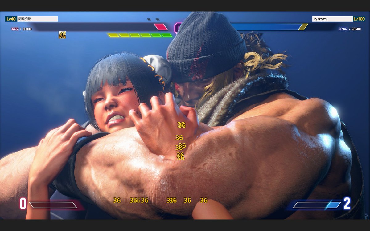 69eye96's tweet photo. 最近在干嘛……在各种游戏里被勒脖子💦怎么说呢就是很xp吧，和双手掐脖子的窒息不一样哦，那种很没爱，完全是谋杀来的🙂‍↔️感兴趣只是单纯的紧紧的抱着勒着，嗯。还有街霸你的穿模很过分💢 https://t.co/09Kto6vEwZ