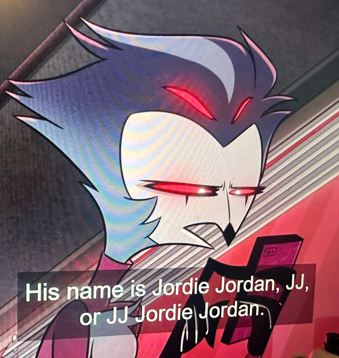 LucifersFavDuck's tweet photo. ✨Helluva Boss s3 Spoiler✨

Jeremy Jordan reference
in Helluva Boss season 3? https://t.co/kgJatBx77D