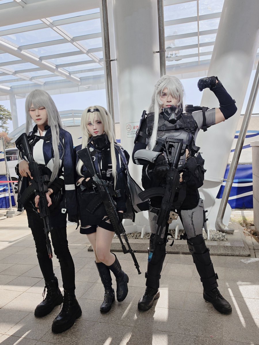 HanHoHong0922's tweet photo. Task Force DEFY
Those who dare to defy destiny

#cosplay #GirlsFrontline #コスプレ #ドルフロ
#AK12 #AN94 #AK15 https://t.co/NGGG9PjBH8