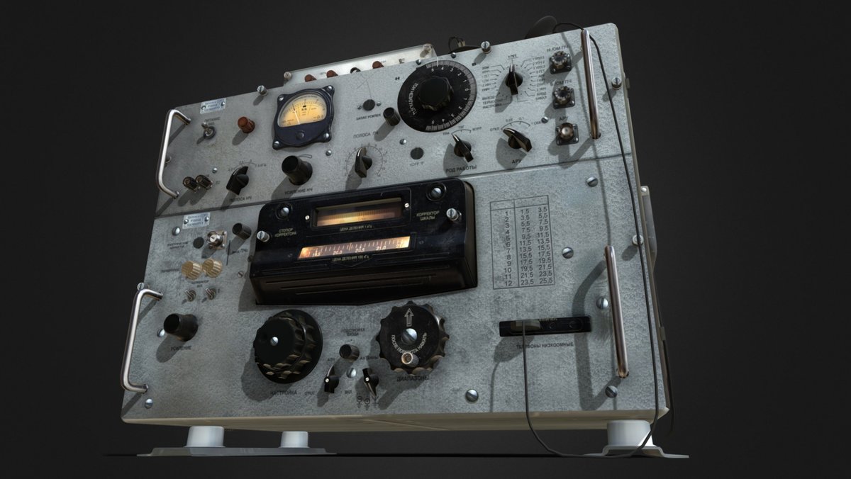 3d_ready's tweet photo. 3D Model: R-250 USSR Military Receiver 📻
Buy it on Ready-3D 👉 https://t.co/sAfQxpjrEa
Original dimensions, animated gauge arrow. FBX &amp; 3ds Max formats. Created in 3ds Max (not AI-generated).
#3DModel #USSR #Ready3D #Historical #3dsMax https://t.co/ROta7KzHP9