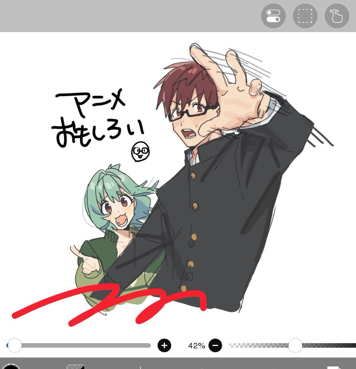p2ZsP5Dk7d95639's tweet photo. 昨日描いたやつだけど画質が悪すぎる！ https://t.co/q5Y7MzVdcS