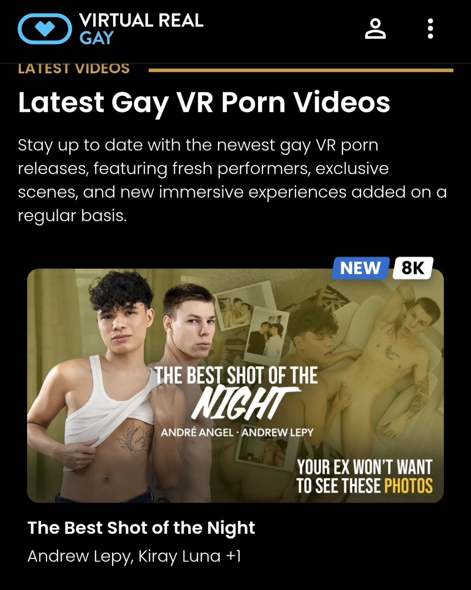 Kiraysp's tweet photo. My first studio scene is officially live! 🎬
A VR threesome shot from my POV behind the camera. Experience it in first person just like I did!
Thanks! @VirtualRealGay

https://t.co/5CqQJpQeeC https://t.co/yPG2HwdgLm