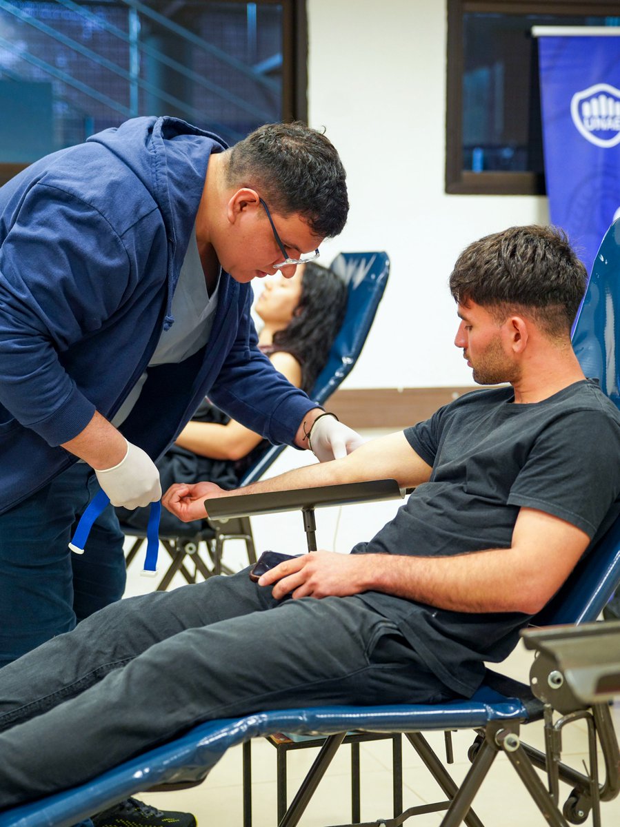 UNAE_Enc's tweet photo. #UNAE #FACQUF #DonaciónDeSangre 

La UNAE realizó una Jornada de Promoción y Colecta de Sangre, con el objetivo de promover la donación voluntaria y la importancia de este gesto solidario que puede salvar vidas. https://t.co/ckRT5xe9P6