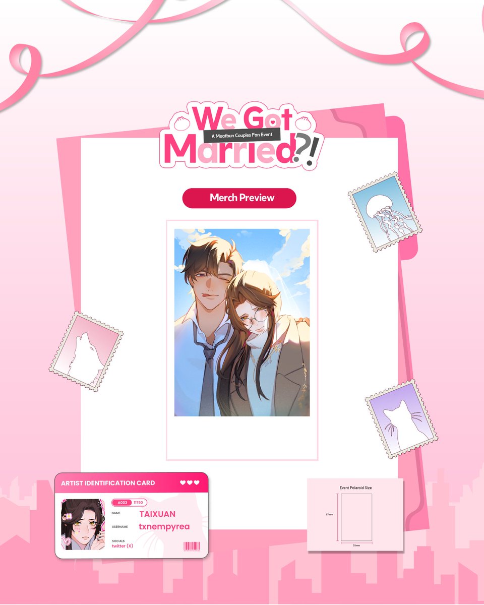 foolslounge's tweet photo. We Got Married?! : A Meatbun Couples Cupsleeve Event 💓

【Merch Preview】
Polaroid: @txnempyrea     
💜 RanWan
💙 HeXie
🩷 XiMang

#WeGotMarried #MeatbunCSE #RanWanCSE #XiMangCSE #HeXieCSE https://t.co/ZEh0iuHAcB