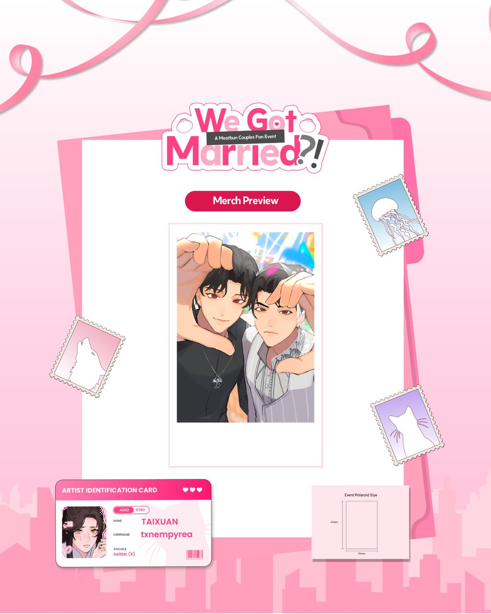 foolslounge's tweet photo. We Got Married?! : A Meatbun Couples Cupsleeve Event 💓

【Merch Preview】
Polaroid: @txnempyrea     
💜 RanWan
💙 HeXie
🩷 XiMang

#WeGotMarried #MeatbunCSE #RanWanCSE #XiMangCSE #HeXieCSE https://t.co/ZEh0iuHAcB