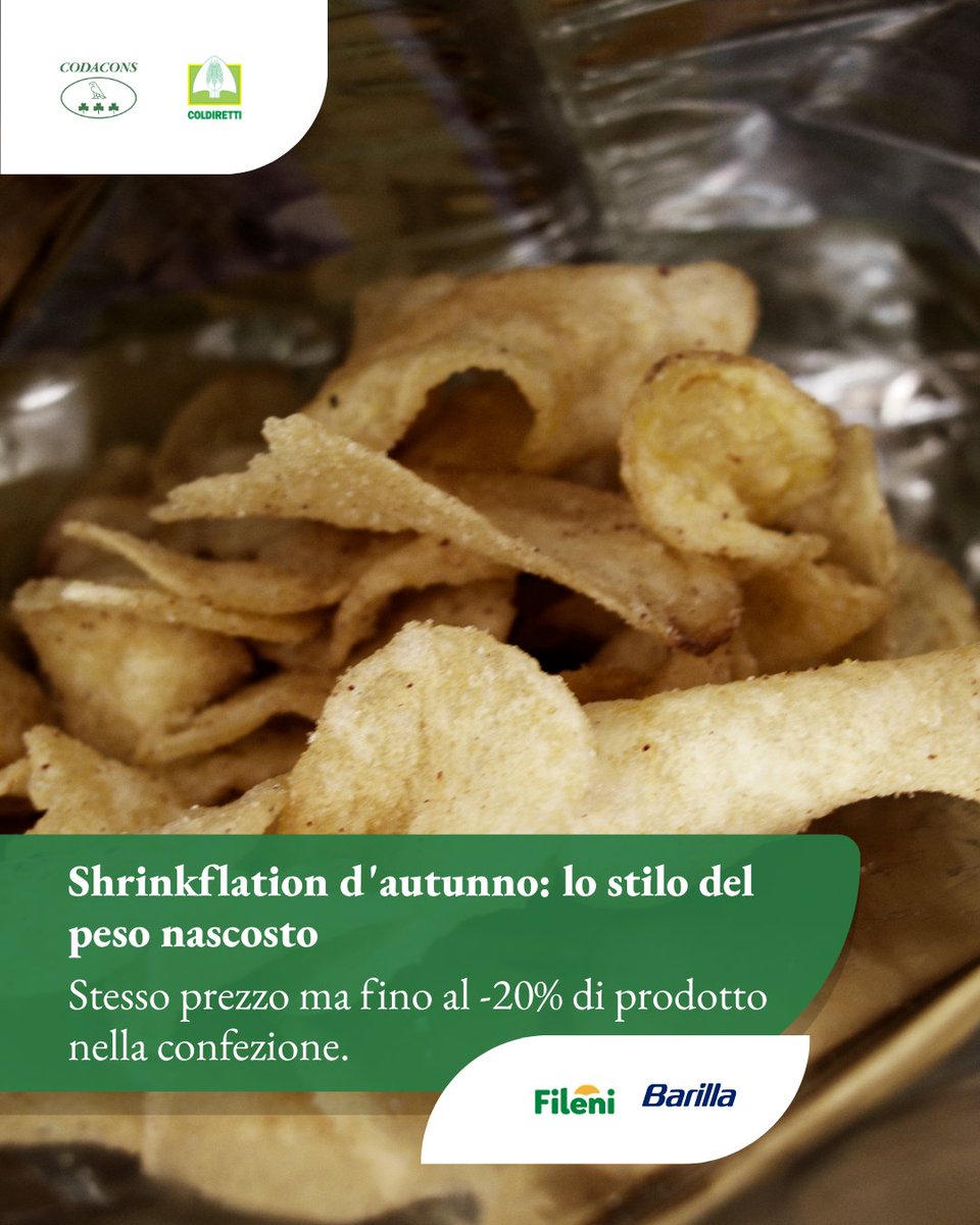 Codacons's tweet photo. Il rincaro occulto colpisce ancora i prodotti da supermercato.

1️⃣ Controlla SEMPRE il prezzo al KG/Litro
2️⃣ Occhio alle confezioni "speciali"
3️⃣ Segnala le anomalie a @Codacons

#MangiaSanoRisparmiaIntelligente #Spesa #TutelaConsumatori https://t.co/Pxnf2iMmGR