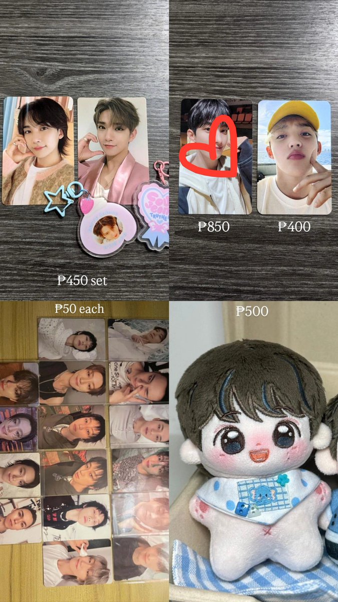 julserystore's tweet photo. wts lfb seventeen ph #bujuls

guoz pc set 
happy burstday random pc
dk dokyeom domnut 10cm doll 

# svt seungcheol jeonghan jisoo jun soonyoung wonwoo jihoon myungho mingyu seokmin seungkwan hansol chan https://t.co/EUJMn0LJgR