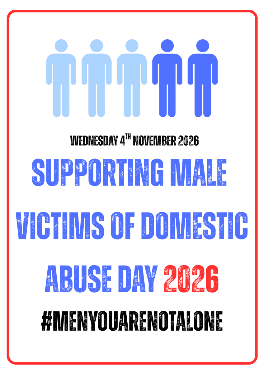 ManKindInit's tweet photo. Mark your calendars! #MenYouAreNotAlone

We’ve set aside Weds 4th November for Supporting Male Victims of Domestic Abuse Day, to help signpost male victims and survivors to the support services in their area.

More information can be found on our website: https://t.co/MgOS5HLsGF https://t.co/blWzBgitel