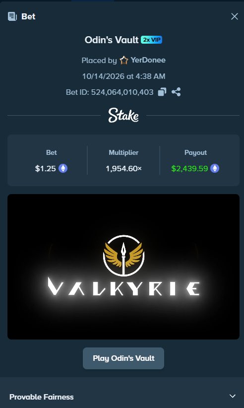 Jaquavisss's tweet photo. Valk always fucking saving my ass…

@ValkyrieXStudio please never stop making slots. I got excited scammed last week for 2.2k… cough cough @EnablingTV.

Any extra juice? 🙈 https://t.co/G5ZwVgxUsi