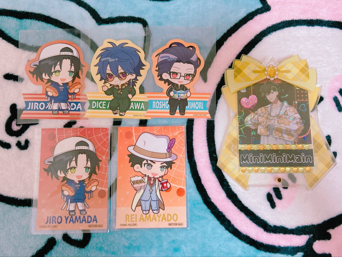 MiniMiniMain's tweet photo. 【交換】
ヒプマイ コスモワールド ダイカットステッカー カーニバルゲーム

譲) 二郎 帝統 盧笙 零

求) 三郎

同種、郵送交換。検索からもお気軽にお声掛けください。 https://t.co/U7D5hLrM3H