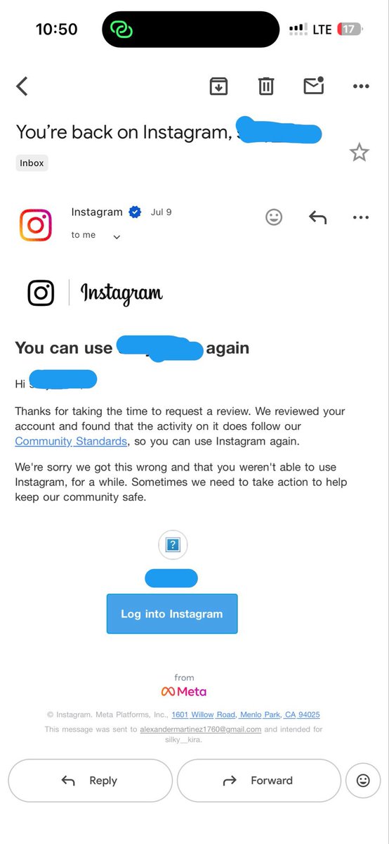 Mason_Recovery's tweet photo. Another account successfully recovered✅
Disabled Instagram account? Send us a DM now. https://t.co/CvlMvElkVk