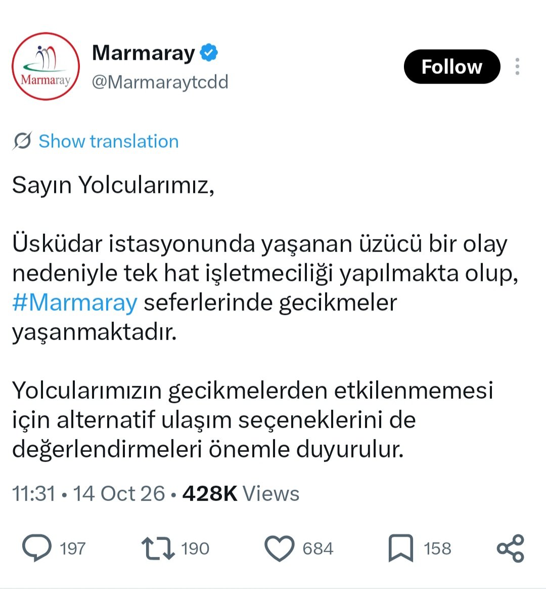 alihalukimeryuz's tweet photo. 5 Ekim, akşam saati, Sirkeci... 9 Ekim, öğlen saati, Erenköy... Bugün 14 Ekim, sabah saati, Üsküdar... İnsanlar ümitsiz, insanlar çaresiz... bu düzen değişmeli! https://t.co/ojNFQzNgO6