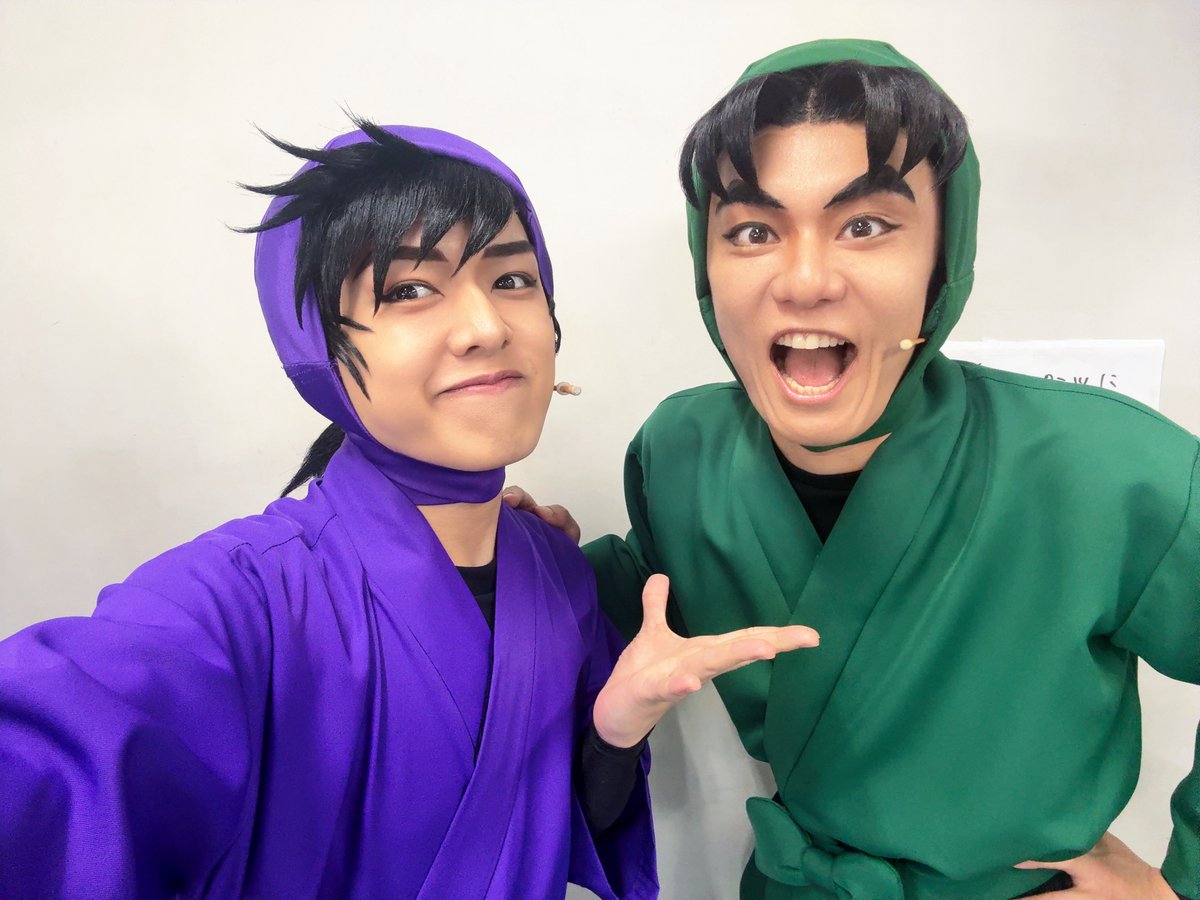 kengouhata's tweet photo. ･
#忍ミュ 16弾再演
5日目夜公演⚔️

ご来場頂きました皆々様、
誠にありがとうございました！！！

潮江先輩の和さん🥒

明日は昼夜2公演！
よろしくお願いします🔥 https://t.co/evLQr4S24E