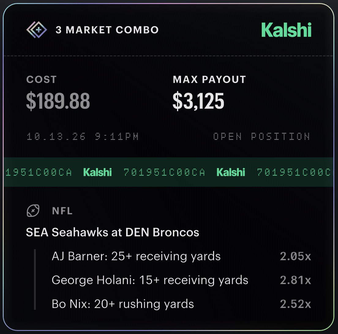 stackempicks's tweet photo. TNF script lottery 📝 

lets continue the primetime hot streak. 

new user? trade $25 get $55 free!

https://t.co/UVotlKu8G3 https://t.co/040EvGepE0
