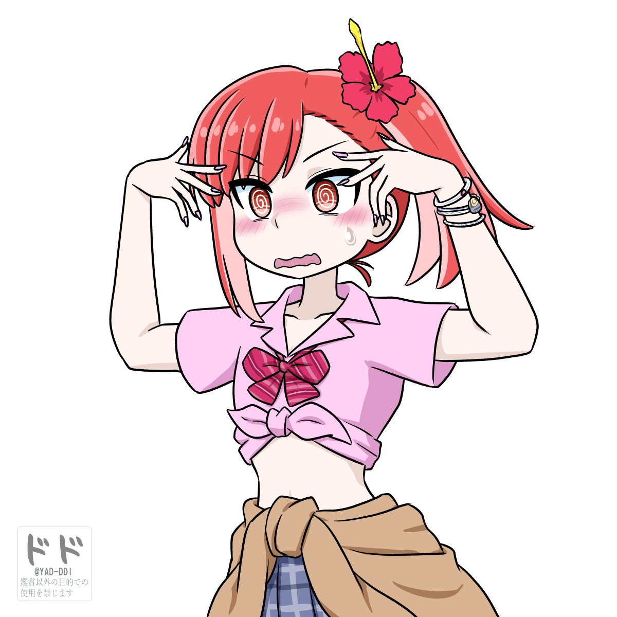 yad_ddi's tweet photo. 本日のお絵描き。
瑠璃の宝石より瀬戸硝子さん。
エッ？エッ？ポ、ポーズってこんなのでいいんですか？ https://t.co/FXfu2Jc51l