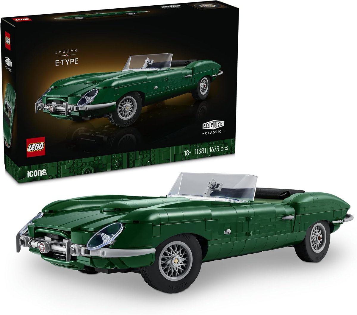 icklebricks's tweet photo. LEGO Icons Jaguar E-Type 11381
NOW £97.49  (RRP £129.99) → https://t.co/iMwCxU80JT
.
Pricing correct at time of posting
.
#lego #ad #legodeals #giftideas #afol #legoinvesting #jaguar #cars #Etype https://t.co/X0APSThDgw