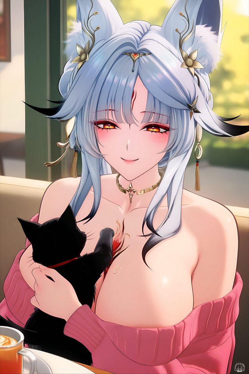 euffyy2's tweet photo. The cat is cute, isn't it?

#Hsin #WutheringWaves https://t.co/Y1tGhg3VOE