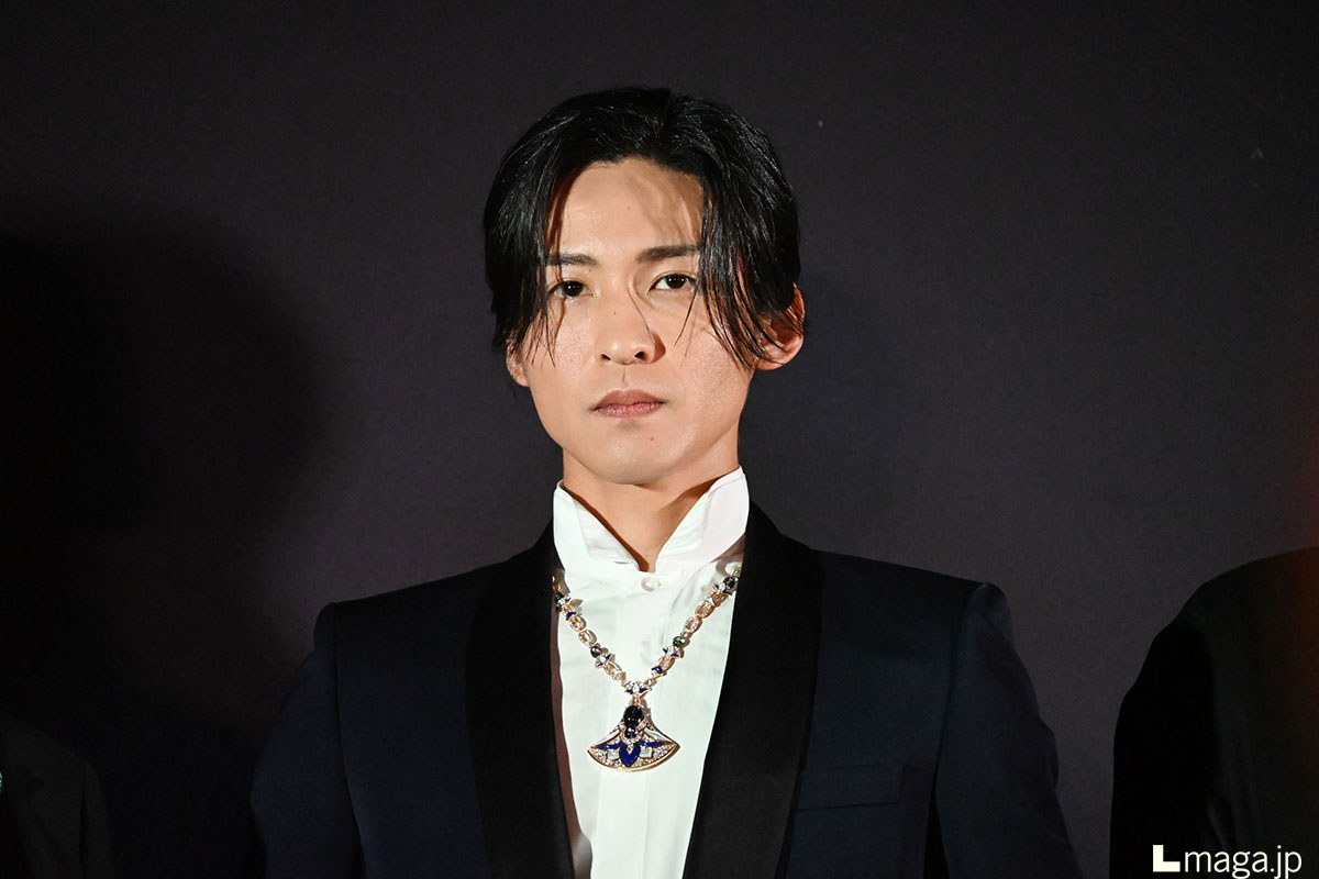 lmaga_jp's tweet photo. 💬「ファンの皆さんに、ただいまって言いたいなと思いながら、カナダでもずっと待ってた」

大阪城プロジェクションマッピング『#SINFONIA』
点灯式に #目黒蓮 さんが登場しました✨️
レポ・写真ほか👉https://t.co/UR0jzCxaRb https://t.co/YlLPE96kRp