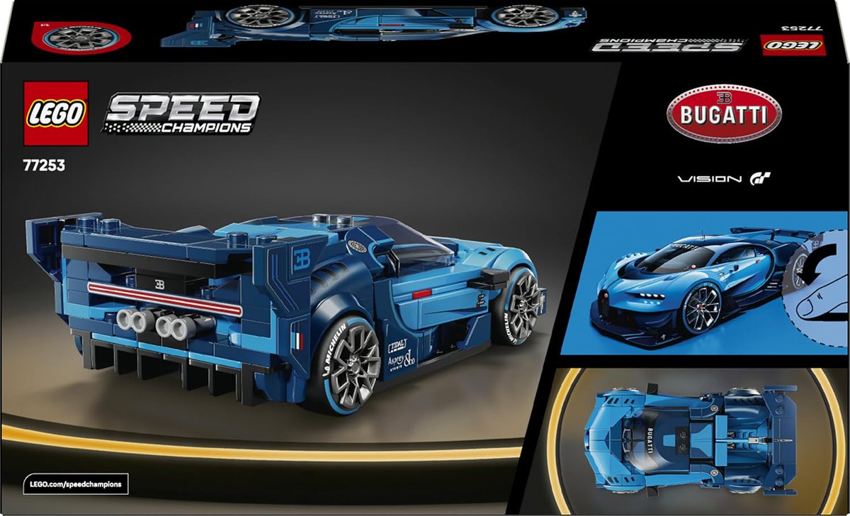 icklebricks's tweet photo. LEGO Speed Champions Bugatti Vision GT Hyper Sports Car 77253
VOUCHER PRICE £14.39   (RRP £22.99) → https://t.co/xWqwEZQWT4
.
Pricing correct at time of posting
.
#lego #ad #legodeals #giftideas #afol #legoinvesting #speedchampions #bugatti #visionGT #cars https://t.co/8G5FL6liK8