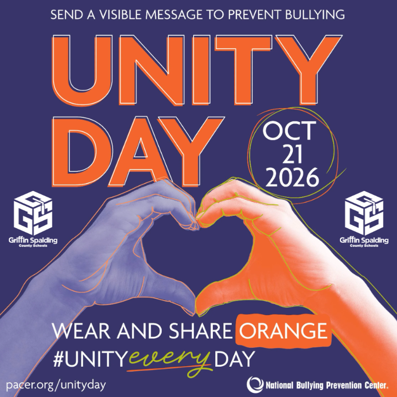CrescentElement's tweet photo. GSCS encourages everyone to WEAR ORANGE on Unity Day, Wednesday, Oct. 21. Let's stand united against bullying in our school communities. Together, we can create a world without bullying! #UnityEveryDay https://t.co/QtzKRbFvfK
