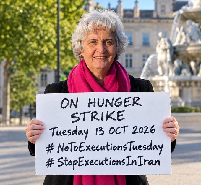 Mohammadre38257's tweet photo. Silence is complicity.
UN Special Rapporteur @Ginitastar demands immediate action against Iran's horrific execution wave. Support the democratic alternative and political prisoners now!
#StopexecutionenIran https://t.co/zJS7Oc8Xvd