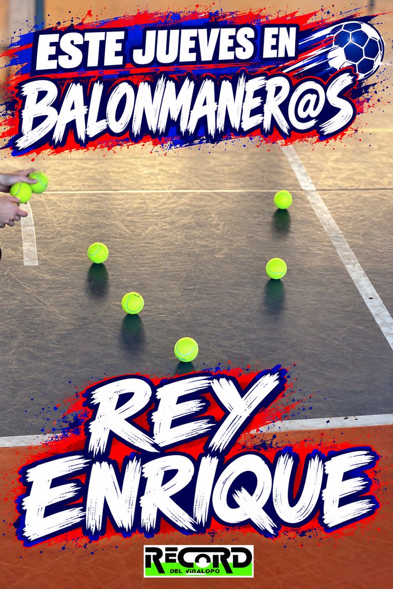 ElRecord's tweet photo. #BALONNANO: ESTE JUEVES EN BALONMANER@S, la tertulia de Balonmano de EL RÉCORD: REY ENRIQUE GUTIÉRREZ. 
No te la pierdas! 
#Handball #Deportes #pallamano #handbal #handbold #andebol #balonman #Kezilabda #rukomet 
#eskubaloia https://t.co/JeHsp44PBJ