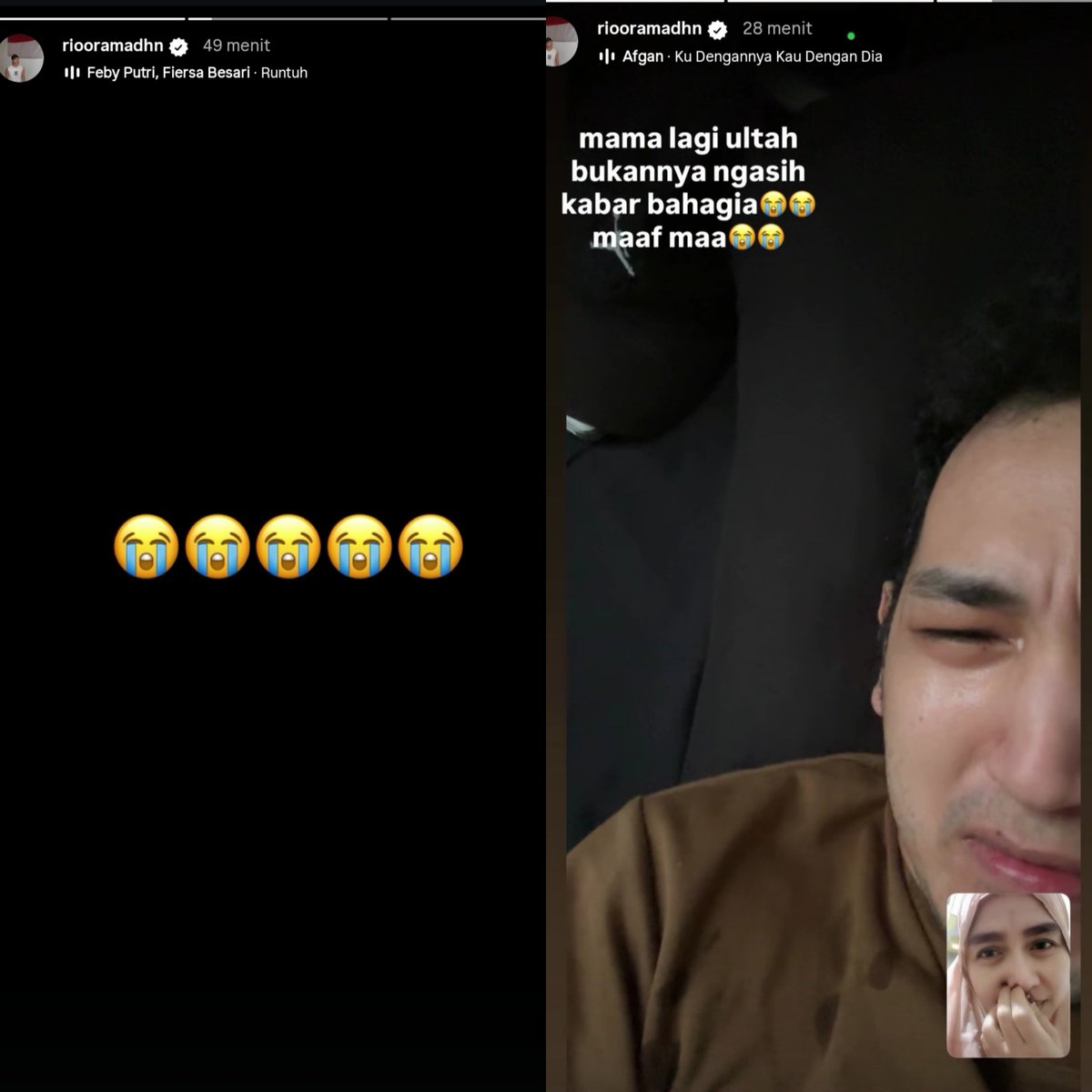 seduhtehnya's tweet photo. Rio Ramadhan BATALIN rencana nikahannya sama Jeje Slebew??

Lagi rame nih Rio pamerin DM dari netizen yang nggak sengaja lihat Jeje bareng cowok di Blok M. 

Awalnya netizen ngira si cowoknya itu Rio, tapi kok beda. Pas dilihat bareng temannya, katanya Jeje sama cowok itu pegangan tangan! Iya pegangan tangan guys~

Rio juga ikut share foto dan video yang dikirim netizen itu. Di situ keliatan Jeje dan si cowok lagi ada di penjual kue cubit.

Nah Rio bilang belakangan ini WA-nya ke Jeje nggak dibales dan Jeje suka ngilang. Dia nyambungin itu sama kabar dari netizen tadi.

Rio nulis kalau rencana pernikahan sama Jeje dibatalin aja deh. Dia juga sempet nanya ini ujian pernikahan atau emang bukan jodoh huft.

Masih lanjut, Rio pamer video call sama mamanya yang lagi ultah. Dia keliatan nangis minta maaf karena bukannya ngasih kabar bahagia di hari spesial mama eh malah kabar batal nikah.

Eh tapi masa sih seterang-terangan itu kalau selingkuh di blok M (?)

Di kolom komentar, nggak sedikit netizen yang nganggep ini tuh cuma drama atau gimik aja. Menurut kalean gimana 👀