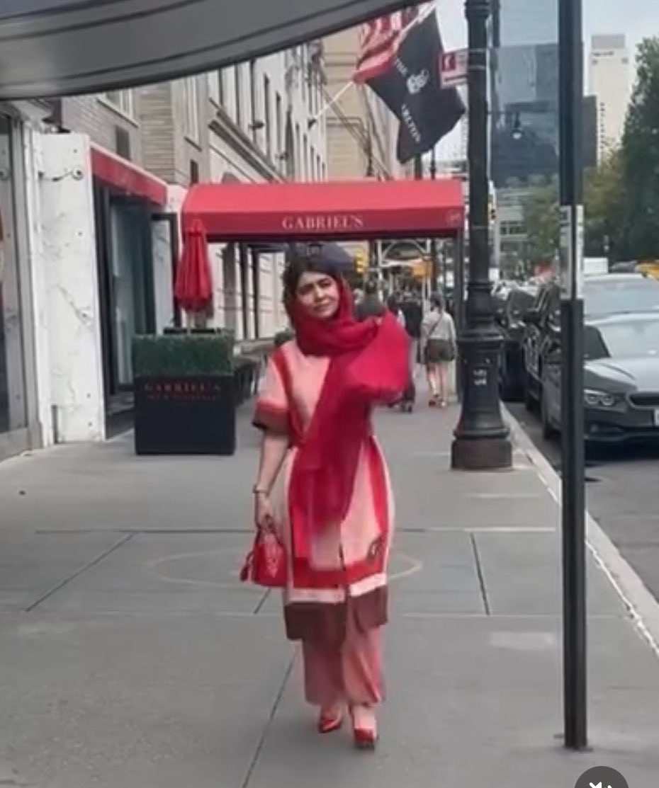 ZarlashtaW's tweet photo. Just checked grifter @Malala’s Instagram. In every photo, wears a diff outfit costing over £1,000 she has numerous photos. She’s a nonprofit founder—where does she get money? Of course, making millions in name of Afghan women/girls, living a luxury life paying nothing to Afghans. https://t.co/ujROAyy1oD