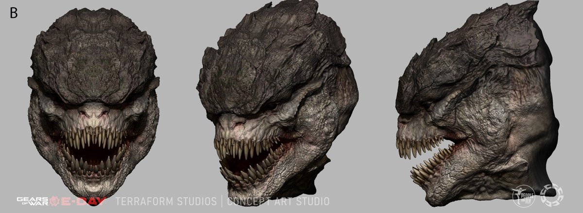 san_goh97's tweet photo. Gears of War: E-DAY | Brumak

Here's some of the Brumak design work I created for Gears of War: E-DAY with Terraform Studios!

It was an honor to work on such an iconic creature.

#GearsofWar #GearsofWarEDay #ConceptArt #CreatureDesign #ZBrush https://t.co/rKsURLdOHn