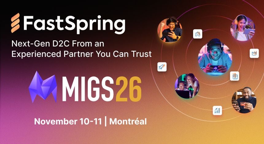 FastSpring's tweet photo. FastSpring is returning as a Gold sponsor of the 2026 Montréal International Game Summit, November 10-11 at Grand Quay on the city’s historic waterfront. 
Book time with our D2C experts: https://t.co/Wi9nJyHdRm
Learn more on our blog: https://t.co/bUrUWeCOLj https://t.co/C2MGPYqO02