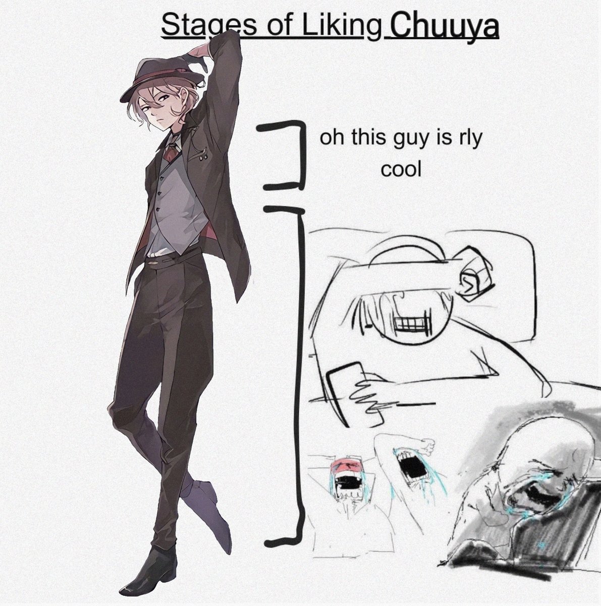petitesmafia's tweet photo. daily Chuuya love tweet ʕ≧ᴥ≦ʔ
fell down a hole and never climbed back up again https://t.co/kXLWxAxaY1