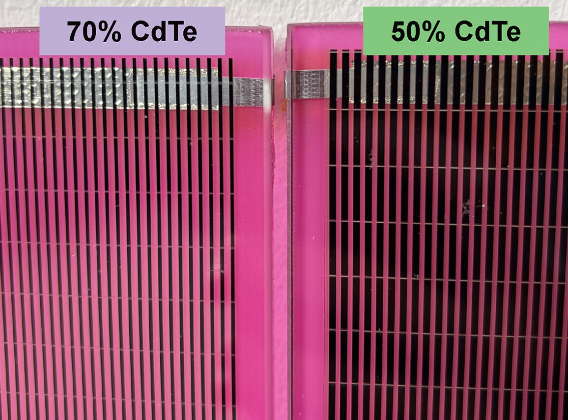 pvmagazine's tweet photo. Magenta CdTe solar panels support broccoli cultivation in agrivoltaic trial: Researchers in Sweden and Italy have investigated the performance of semitransparent, magenta-colored cadmium telluride (CdTe) thin-film… 🔗 Link in Bio #Photovoltaics #EnergyStorage #RenewableEnergy https://t.co/pl1ZRSC7TC