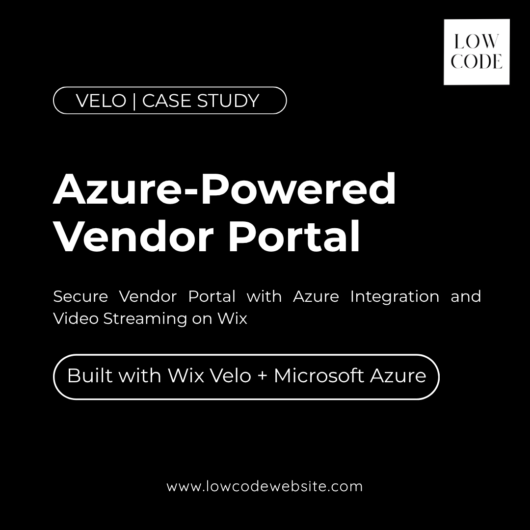 WixSpecialist's tweet photo. Built a secure Azure-powered vendor portal for an Israeli IoT company using Wix Velo.
Featuring custom access, role-based permissions & cloud integration.
Need custom Wix development? Let’s connect!
https://t.co/8lsTYdbJo5
#WixVelo #MicrosoftAzure #WixDevelopment https://t.co/dPwc7ewEJV