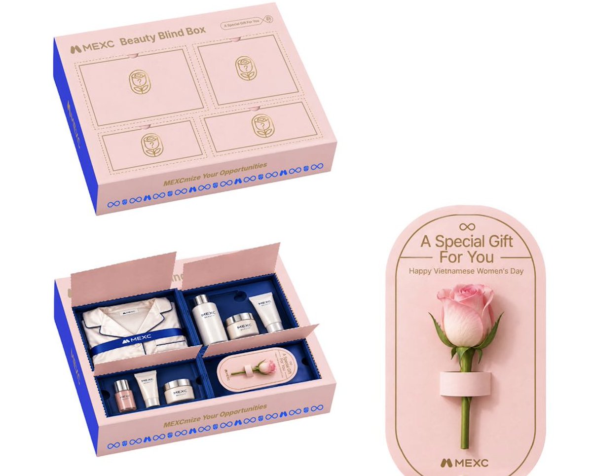 Jenny_MEXC's tweet photo. GIVEAWAY - QUÀ TẶNG 🌹 20/10 #MEXC BLIND BOX 

Mình chỉ tặng 2 set duy nhất thôi vì quà giá trị cao, ai muốn tặng vợ, bạn gái, hay bạn nữ nào muốn nhận thì chơi nha:

- Follow @Jenny_MEXC và @MEXCVietnam 
- Comment 1 câu chúc bất kỳ nhân dịp ngày Phụ Nữ 20/10 tới

👉 Deadline: 17/10, vẫn là quay random nhé!