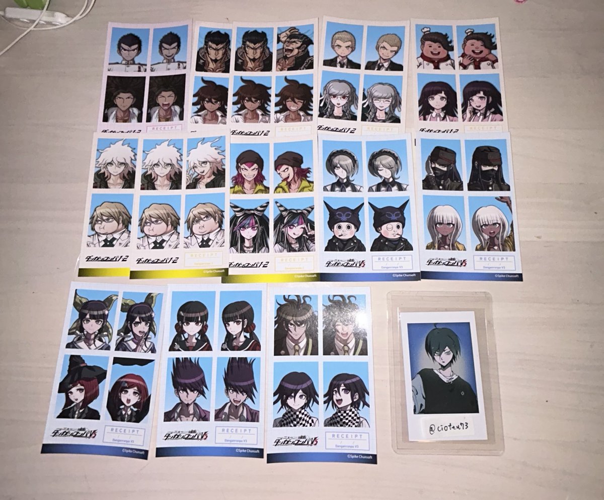 cioftu73's tweet photo. 【交換】ダンガンロンパ 百均コラボ 

譲➡️画像
求➡️証明写真風ステッカー最原&amp;赤松、日向&amp;七海、西園寺&amp;小泉、舞園&amp;桑田>ダンロン百均ぬいぐるみ最原、七海>定価➕送料 https://t.co/gLcpTyp2ac