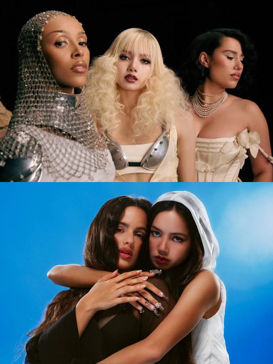 TheePopCore's tweet photo. LISA’s “Born Again” ft. Doja Cat &amp; RAYE and “New Woman” ft. Rosalía are now officially RIAA Gold-certified in the US.

— She now has 4 RIAA Gold-certified singles overall. https://t.co/7jcWb1WJJM